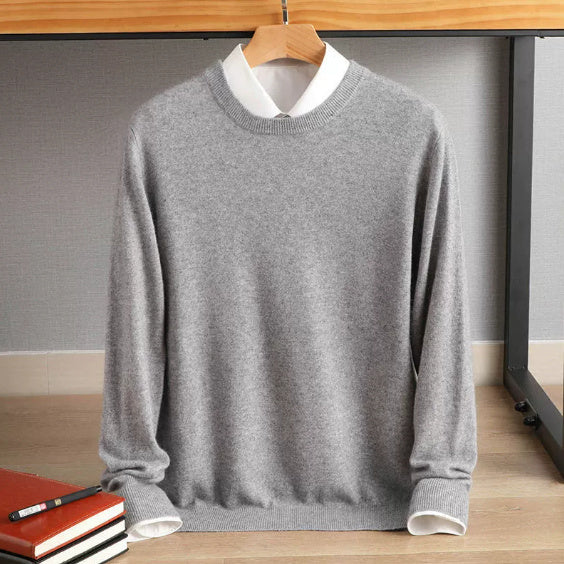 Remington | Men's Oversized Crew Neck Sweater with Relaxed Sleeves