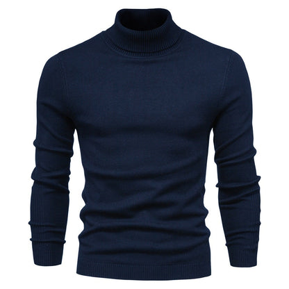 Quincy | Men's Slim Fit Viscose Turtleneck Sweater