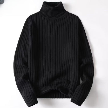 Irving | Men's Ribbed Knit Turtleneck Sweater, Relaxed Fit