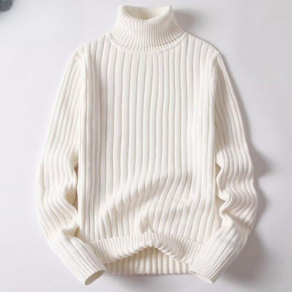 Irving | Men's Ribbed Knit Turtleneck Sweater, Relaxed Fit