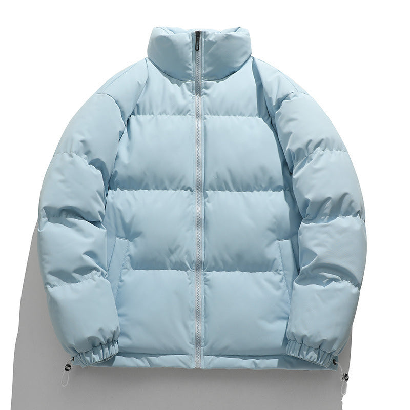 Baxter | Men's Boxy Quilted Puffer Coat with Stand Collar and Full Zip