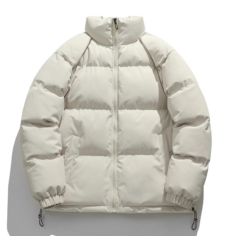 Baxter | Men's Boxy Quilted Puffer Coat with Stand Collar and Full Zip