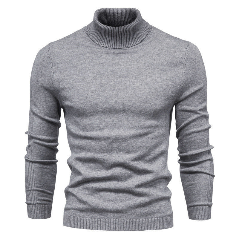 Quincy | Men's Slim Fit Viscose Turtleneck Sweater