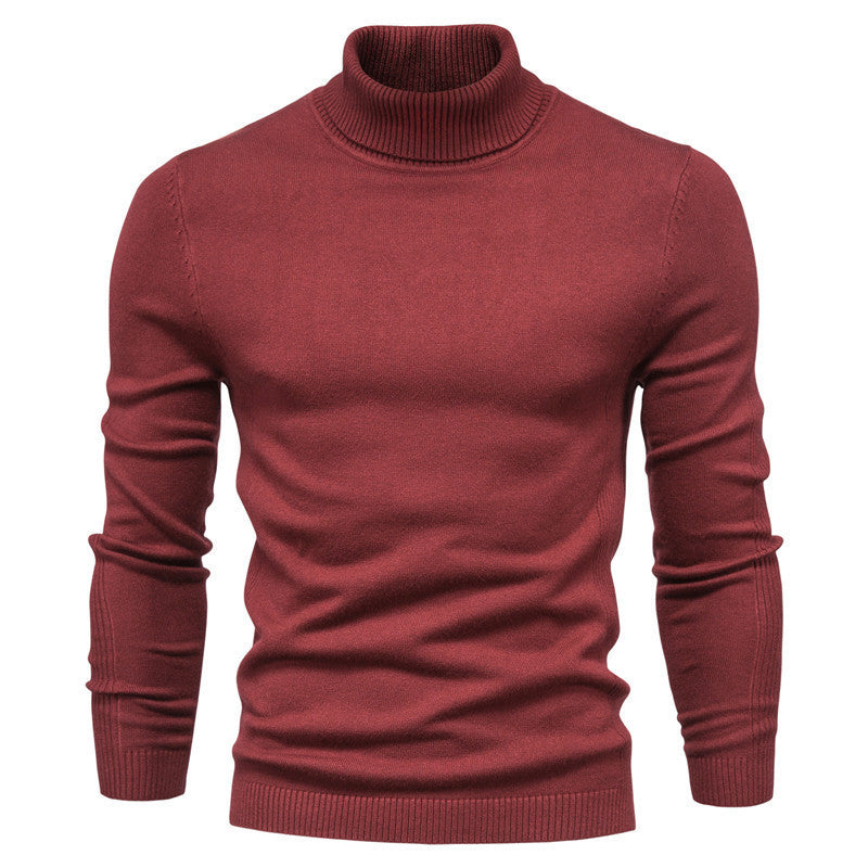 Quincy | Men's Slim Fit Viscose Turtleneck Sweater