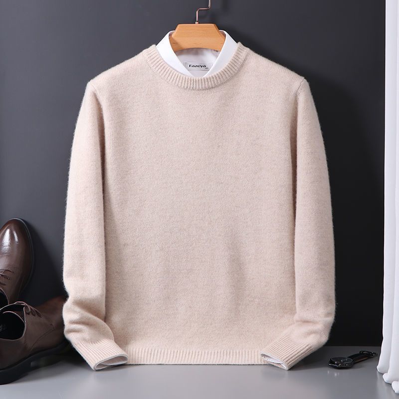Remington | Men's Oversized Crew Neck Sweater with Relaxed Sleeves