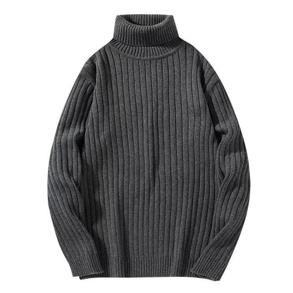 Irving | Men's Ribbed Knit Turtleneck Sweater, Relaxed Fit