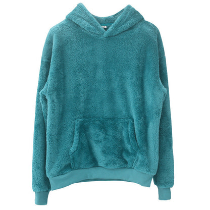 Lowell | Men's Plush Double-Faced Pullover Hoodie, Oversized