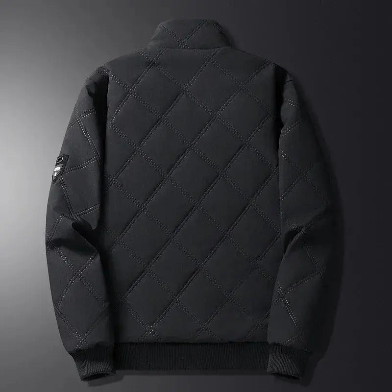 Lennox | Men's Windproof Quilted Jacket with Plush Fleece Lining