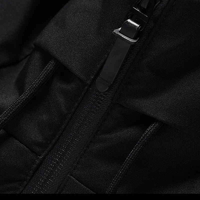 Cormac | Men's Hooded Puffer Jacket Water-Resistant Quilted Insulated Commuter Coat
