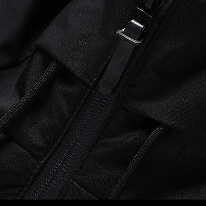 Cormac | Men's Hooded Puffer Jacket Water-Resistant Quilted Insulated Commuter Coat