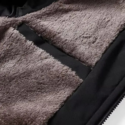 Lennox | Men's Windproof Quilted Jacket with Plush Fleece Lining