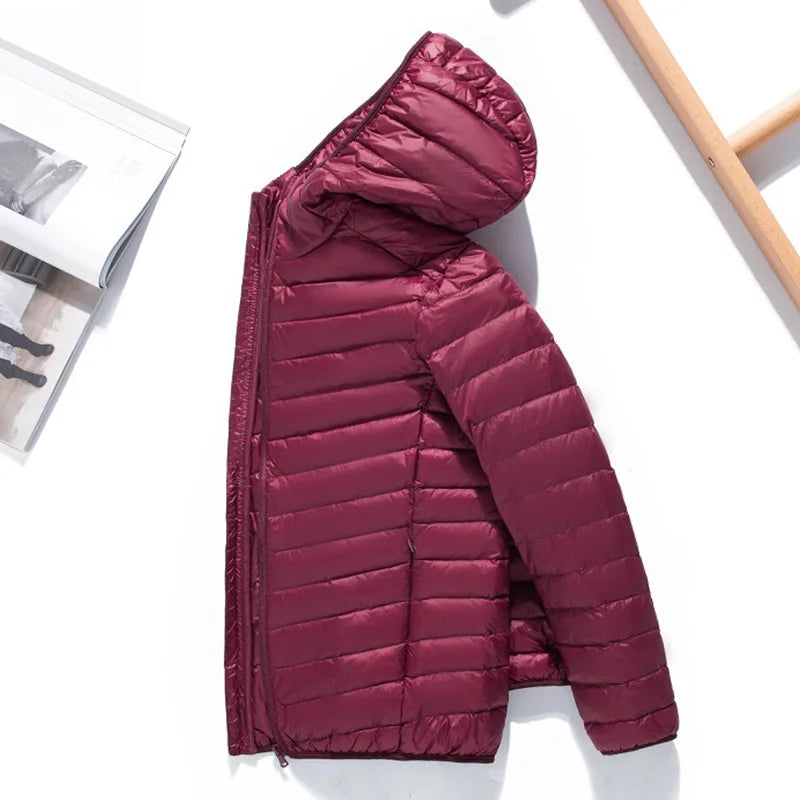 Harlan | Men's Lightweight Hooded Puffer Jacket Quilted Coat for Fall and Early Winter