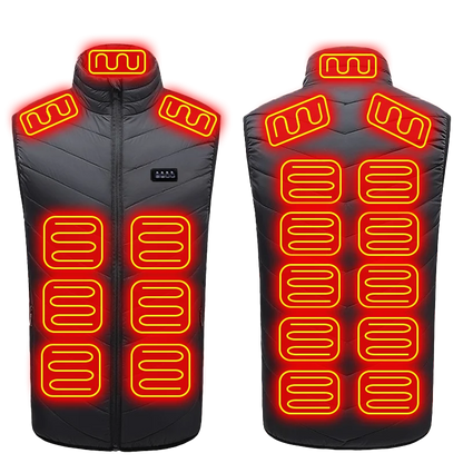 Dalton | Men's USB Heated Vest with 21 Heating Zones and 4 Switches