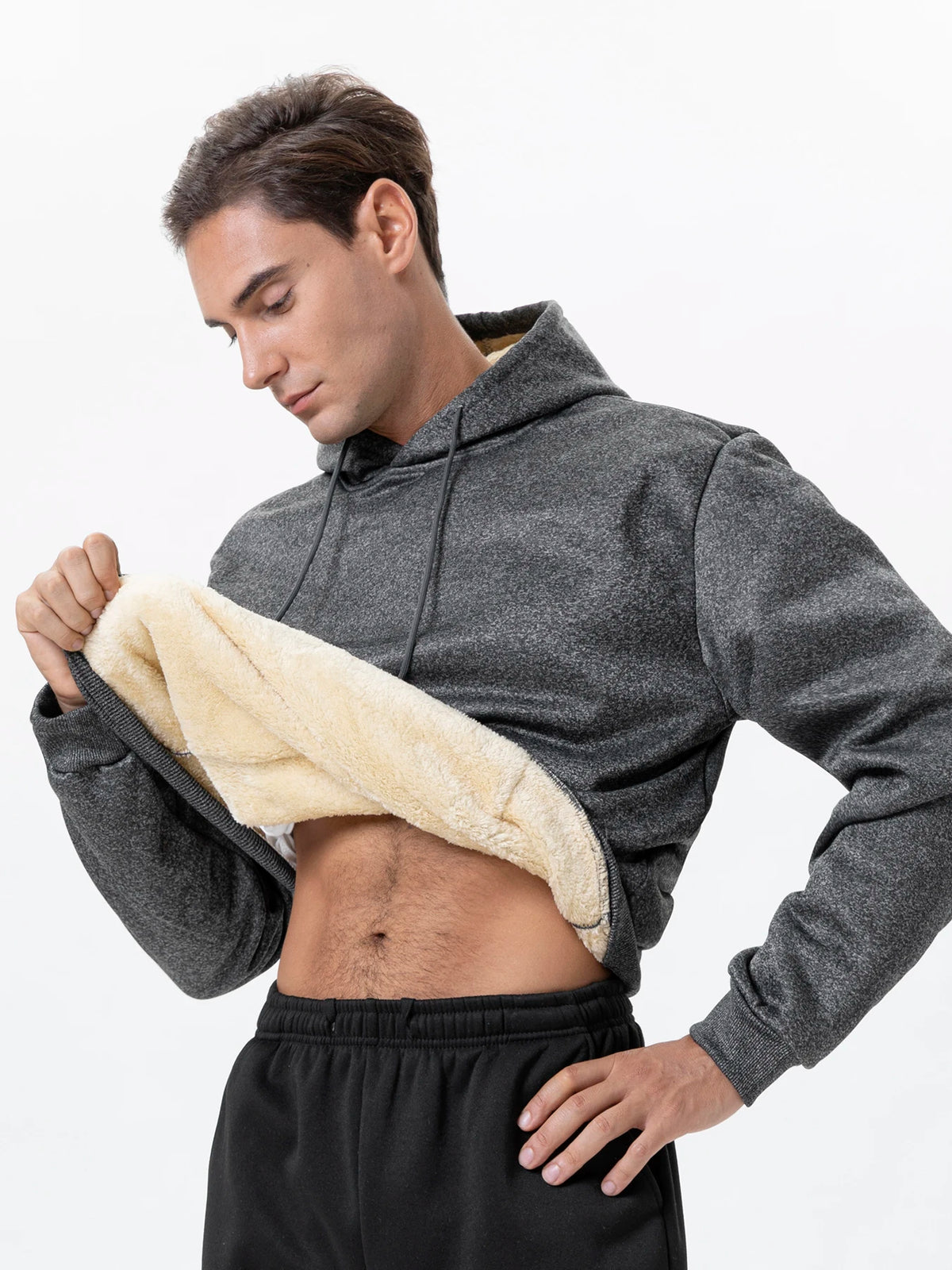 Everton | Men's Lamb-Lined Fleece Pullover Hoodie with Kangaroo Pocket