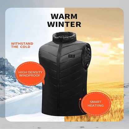 Dalton | Men's USB Heated Vest with 21 Heating Zones and 4 Switches