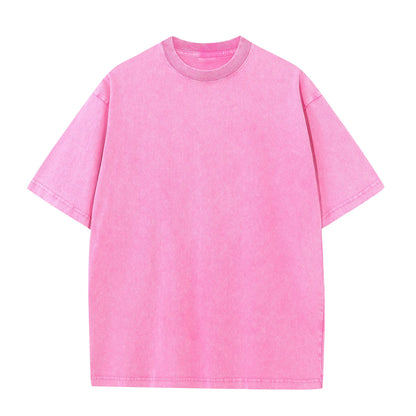 Easton | Men's Heavyweight Washed Cotton Oversized T-Shirt Vintage Short Sleeve Tee