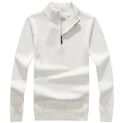 Ashford | Men's Half-Zip Mock Neck Knit Sweater, Thick Warm Pullover
