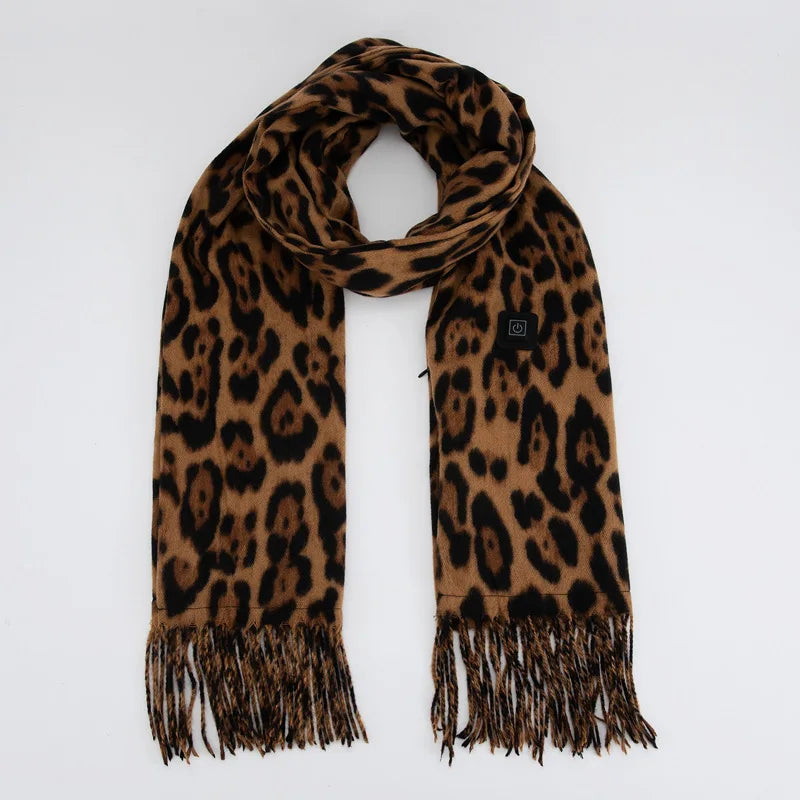 Hartley | Heated Fringe Scarf with USB Power and 3 Heat Gears