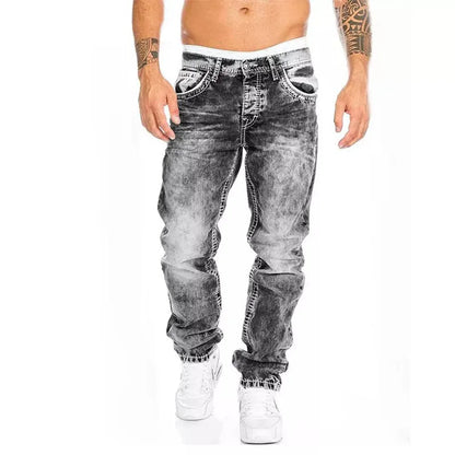 Stratton | Men's Slim Stretch Straight-Leg Jeans