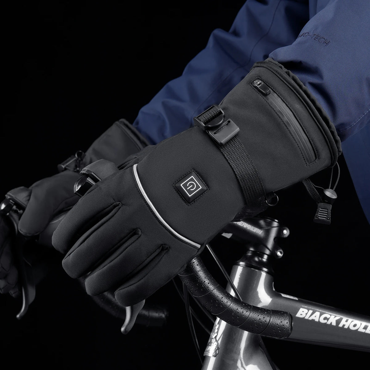 Ridley | Men's Rechargeable Heated Gloves with 3 Heat Levels for Skiing and Riding