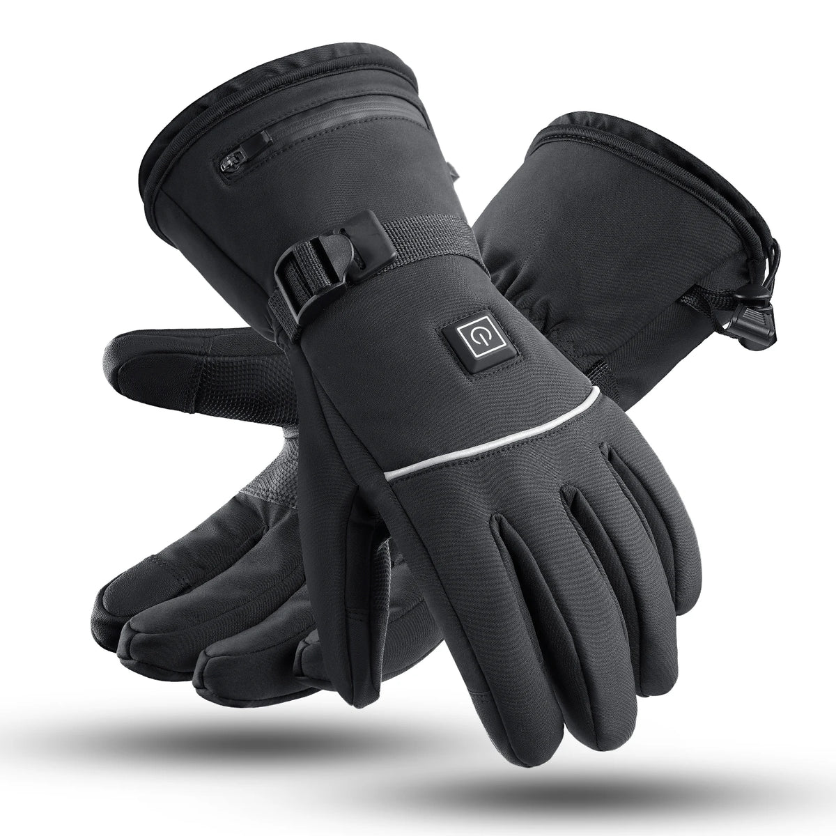 Ridley | Men's Rechargeable Heated Gloves with 3 Heat Levels for Skiing and Riding