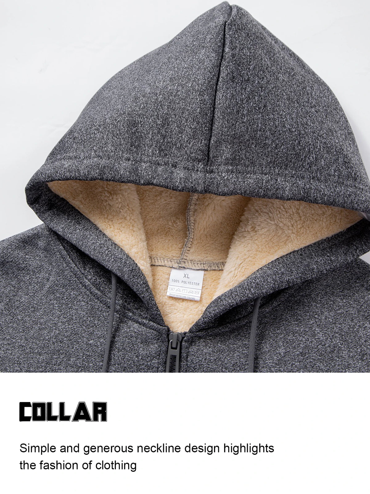 Everton | Men's Lamb-Lined Fleece Pullover Hoodie with Kangaroo Pocket
