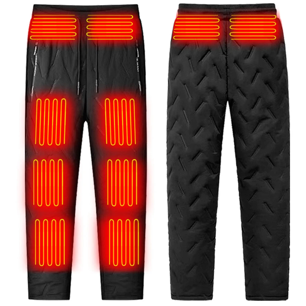 Whitaker | Men's USB Heated Hiking Pants with 10 Heating Zones and Fleece Lining