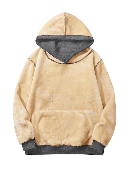 Everton | Men's Lamb-Lined Fleece Pullover Hoodie with Kangaroo Pocket