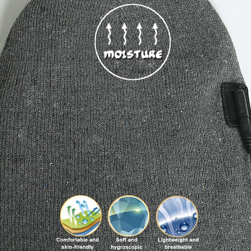 Corbin | Heated Knit Beanie with USB Power and 3 Heat Levels