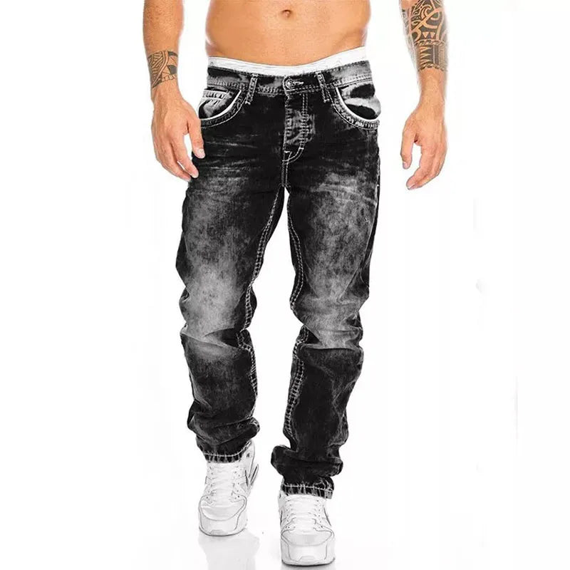 Stratton | Men's Slim Stretch Straight-Leg Jeans
