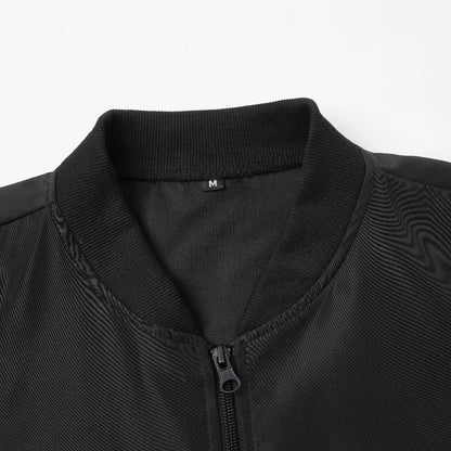 Marlon | Men's Lightweight Zip-Up Bomber Jacket with Baseball Collar for Spring and Fall