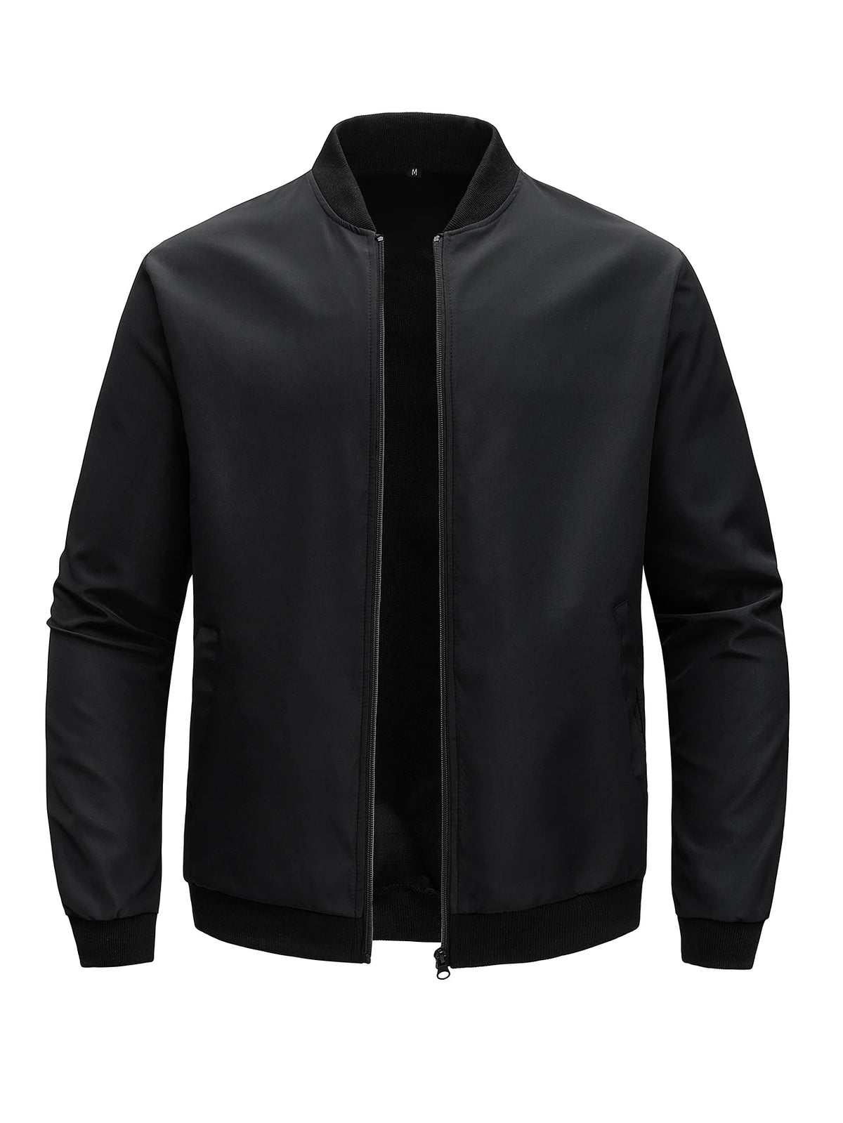 Marlon | Men's Lightweight Zip-Up Bomber Jacket with Baseball Collar for Spring and Fall