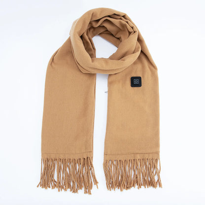 Hartley | Heated Fringe Scarf with USB Power and 3 Heat Gears