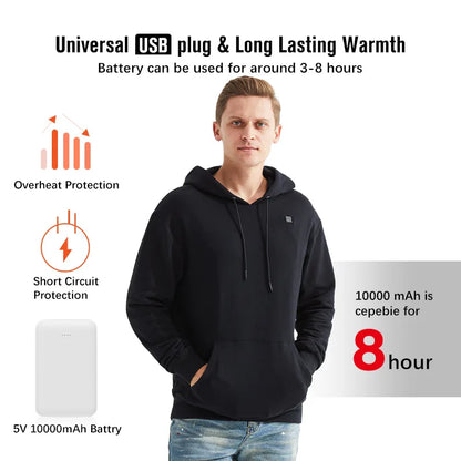 Roscoe | Men's USB Heated Hoodie with 5 Heat Levels