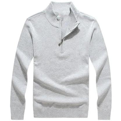 Ashford | Men's Half-Zip Mock Neck Knit Sweater, Thick Warm Pullover