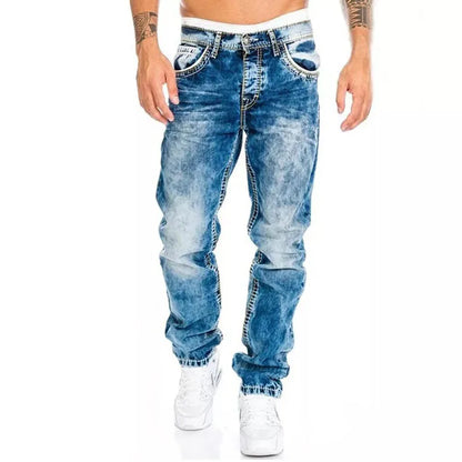 Stratton | Men's Slim Stretch Straight-Leg Jeans