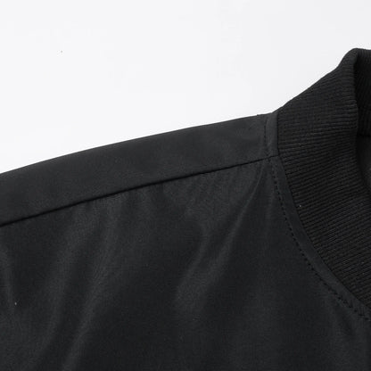 Marlon | Men's Lightweight Zip-Up Bomber Jacket with Baseball Collar for Spring and Fall