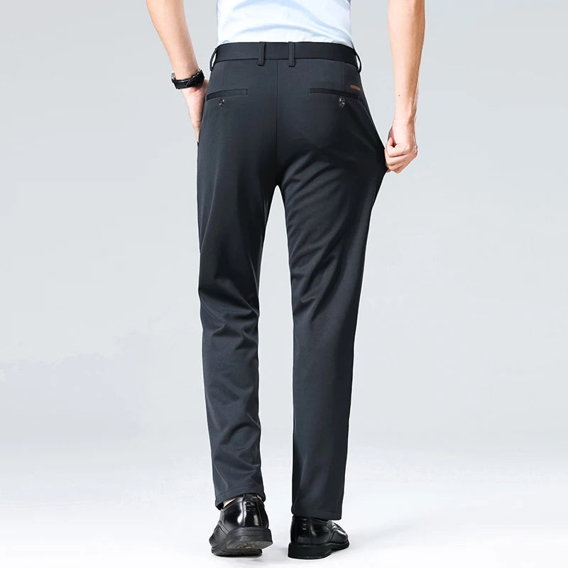 Weston | Men's Stretch Chino Dress Pants Wrinkle Free Lightweight Business Casual Trousers