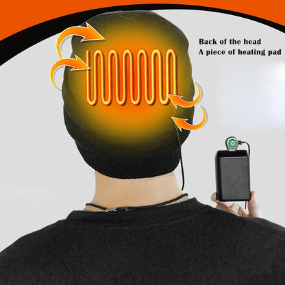 Corbin | Heated Knit Beanie with USB Power and 3 Heat Levels