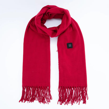 Hartley | Heated Fringe Scarf with USB Power and 3 Heat Gears