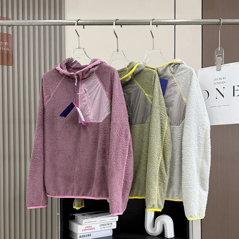 Langdon | Men's Half-Zip Fleece Pullover Hoodie with Zip Pocket