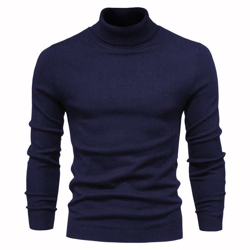 Quincy | Men's Slim Fit Viscose Turtleneck Sweater