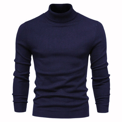 Quincy | Men's Slim Fit Viscose Turtleneck Sweater