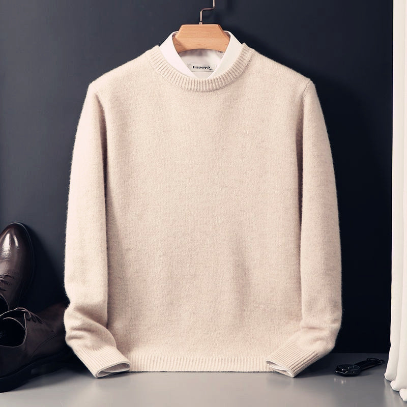 Remington | Men's Oversized Crew Neck Sweater with Relaxed Sleeves