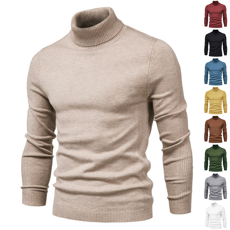 Quincy | Men's Slim Fit Viscose Turtleneck Sweater