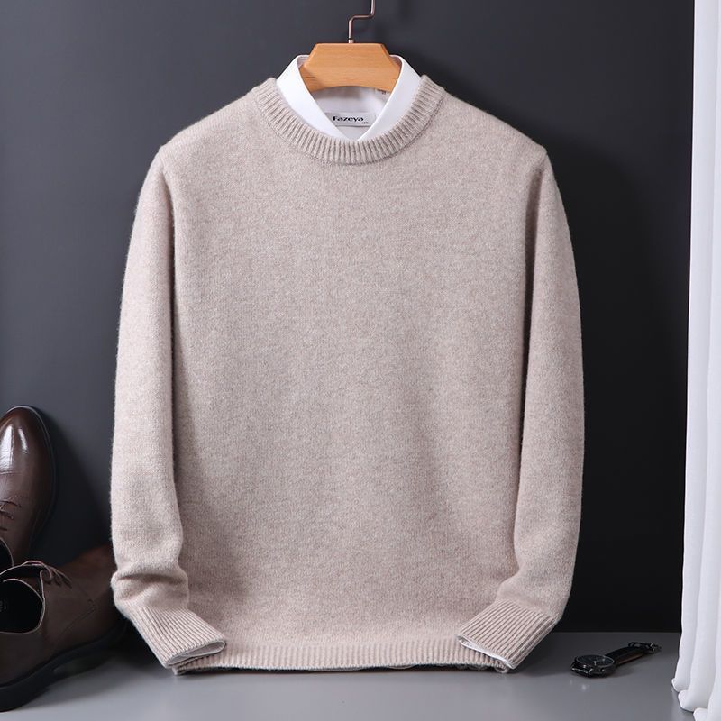 Remington | Men's Oversized Crew Neck Sweater with Relaxed Sleeves