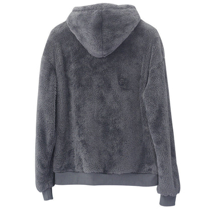 Lowell | Men's Plush Double-Faced Pullover Hoodie, Oversized