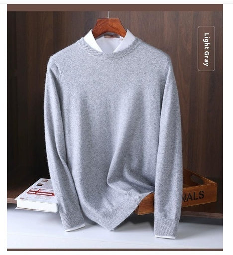Remington | Men's Oversized Crew Neck Sweater with Relaxed Sleeves
