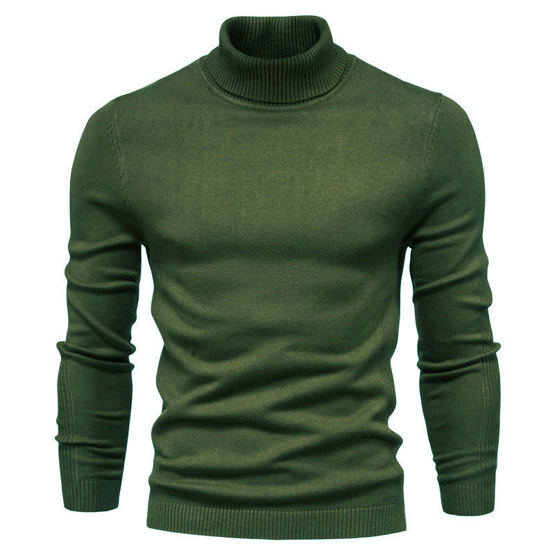 Quincy | Men's Slim Fit Viscose Turtleneck Sweater