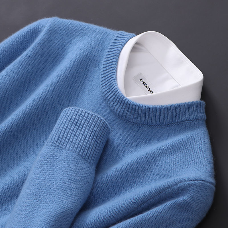 Remington | Men's Oversized Crew Neck Sweater with Relaxed Sleeves
